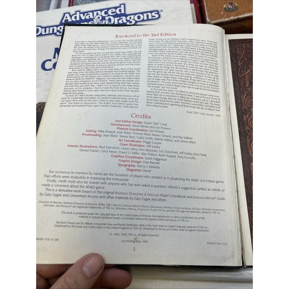 Lot Of Advanced‎ Dungeons & Dragons Book Games